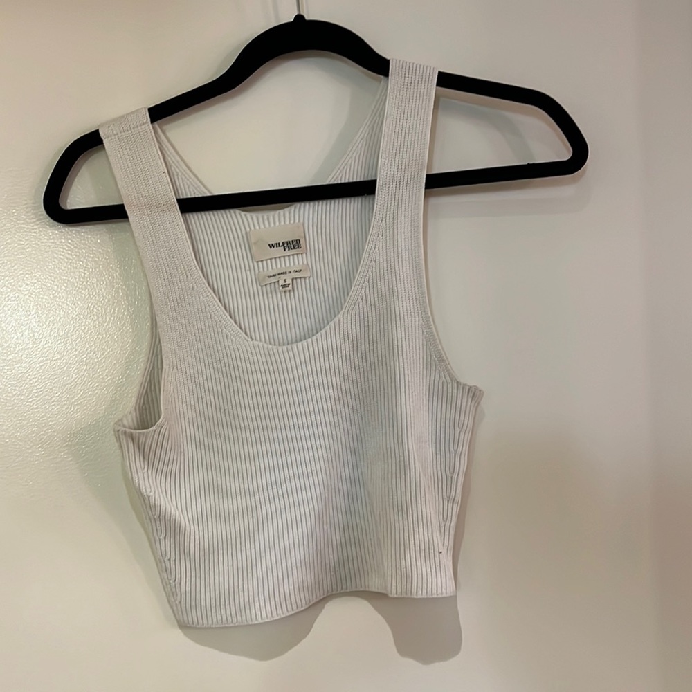 Wilfred free knit crop top